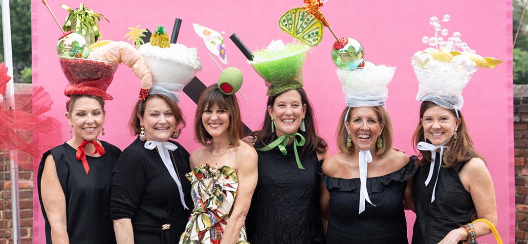 Guests at the Mad Hatter Art &amp; Design Auction